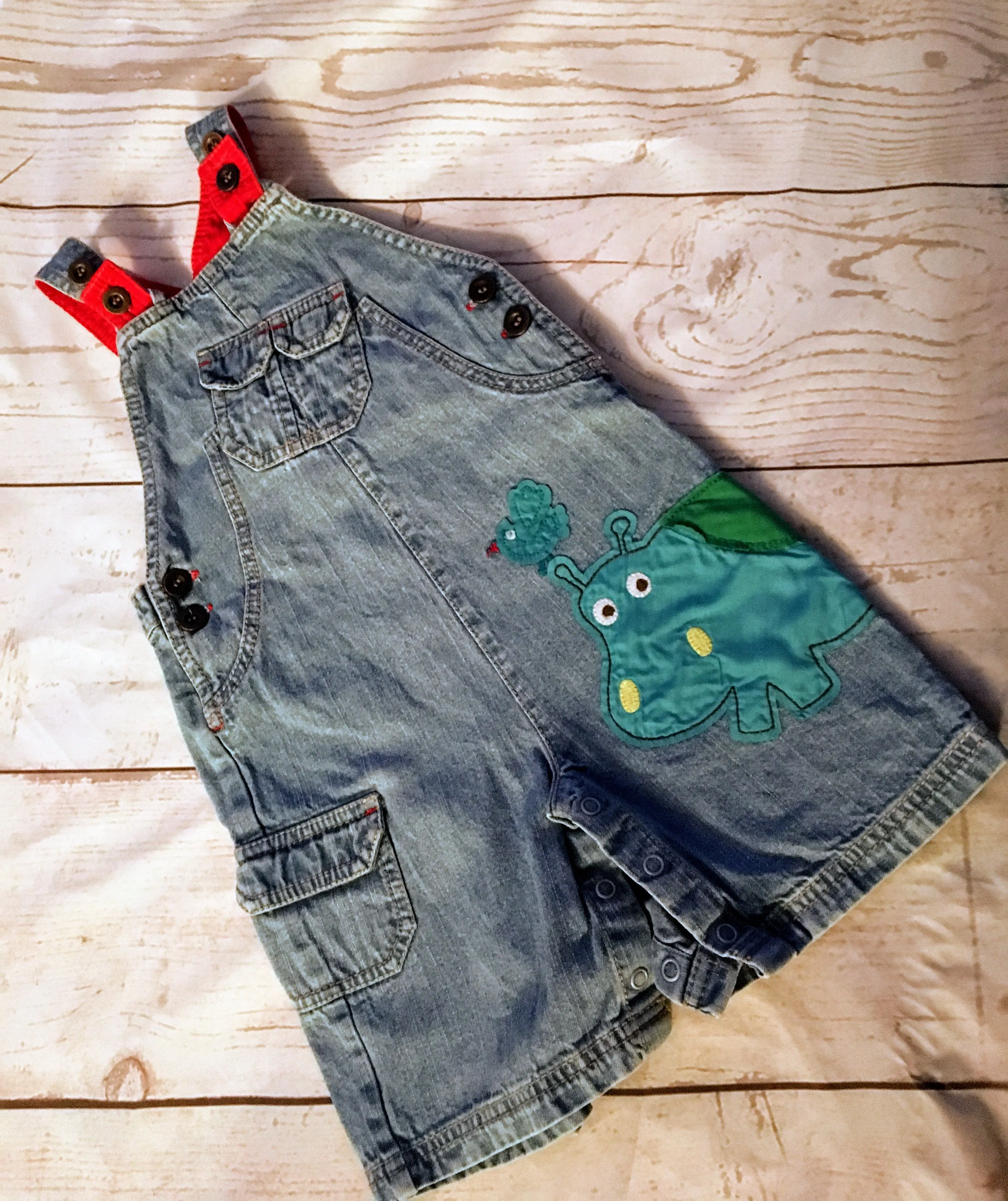 12-18 Months Shortie Dungarees