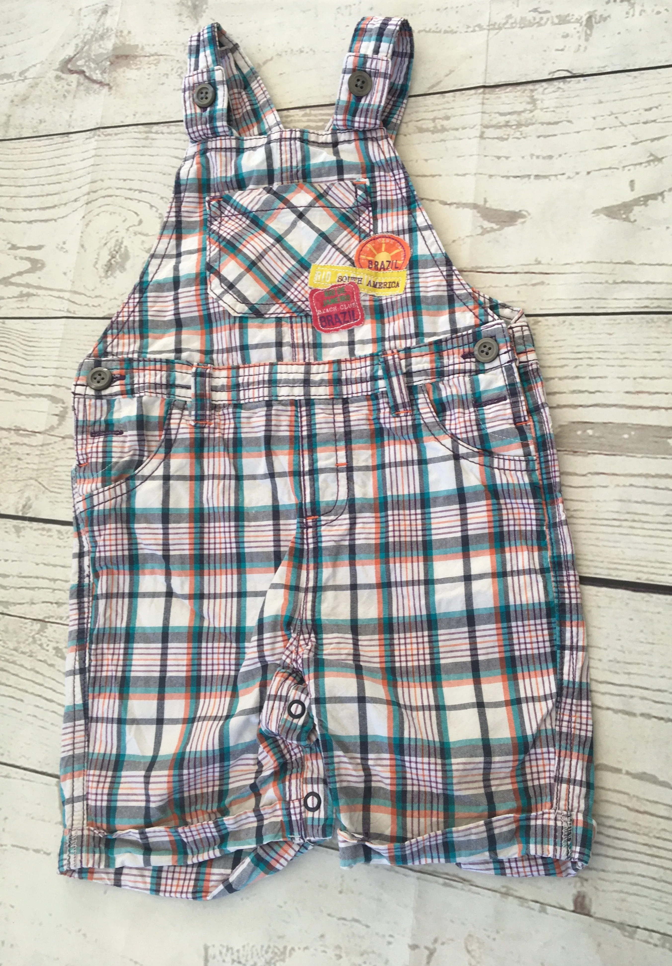 18-24 Months Shortie Dungarees