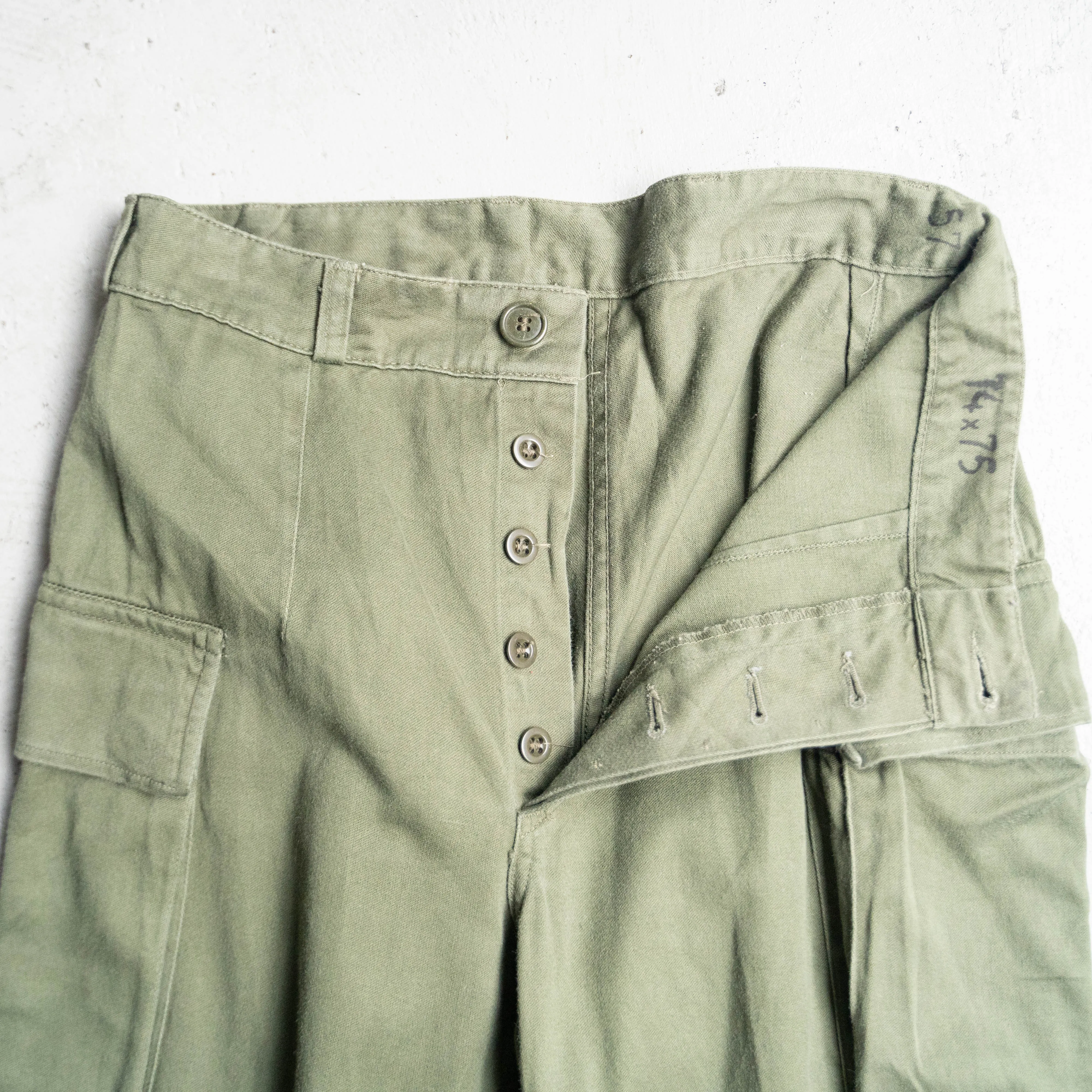 1970s Dutch military cargo pants