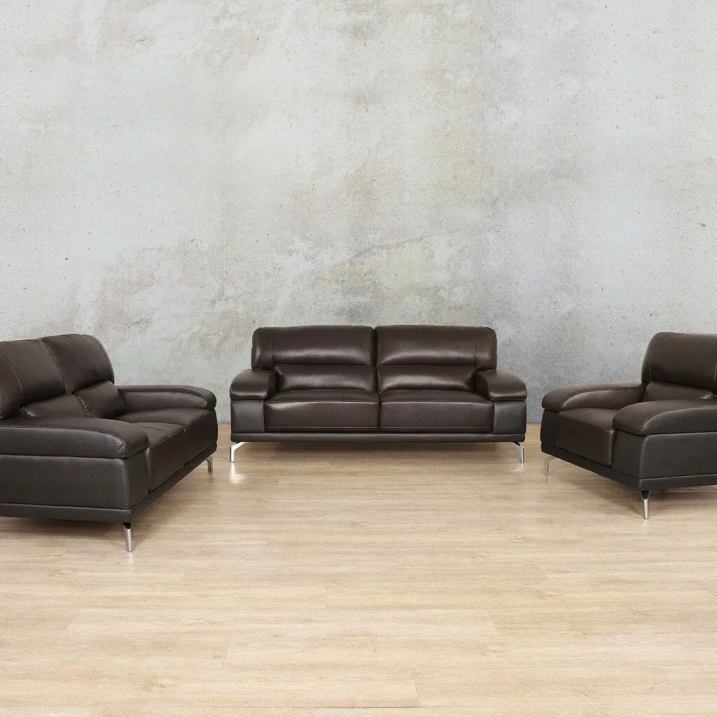 Adaline 3 2 1 Leather Sofa Suite