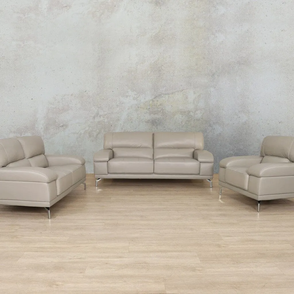 Adaline 3 2 1 Leather Sofa Suite