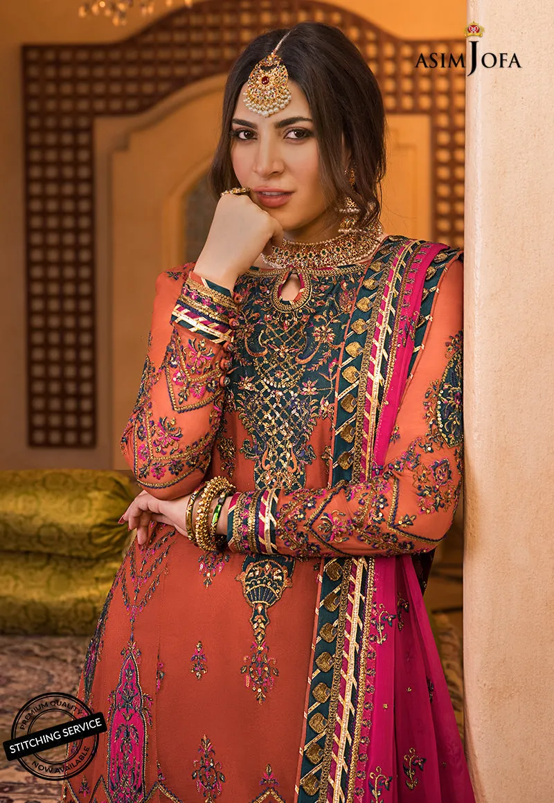 AJBN-08 EMBROIDERED SILK 3 PCS