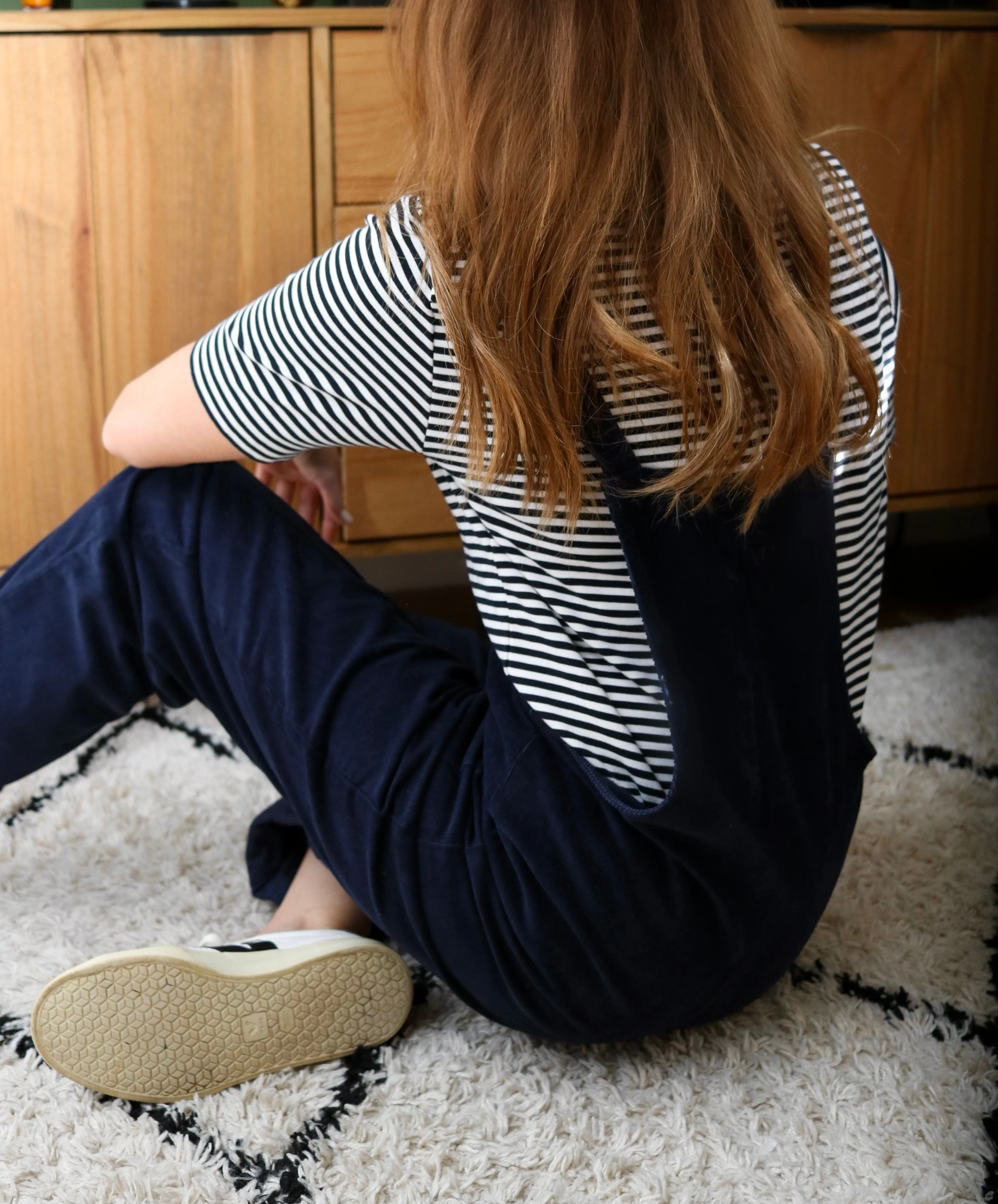 Alma Navy Dungarees