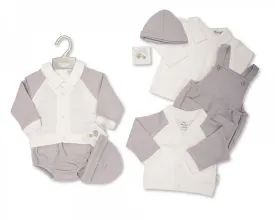 Baby 3 pcs Dungaree Set with Hat-Bis-2020-2445