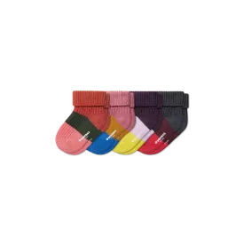 Baby Lightweight Ribbed Sock 4-Pack (0-6 Months)