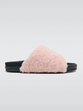 Baby Pink Fuzzy Slider - Baby Pink