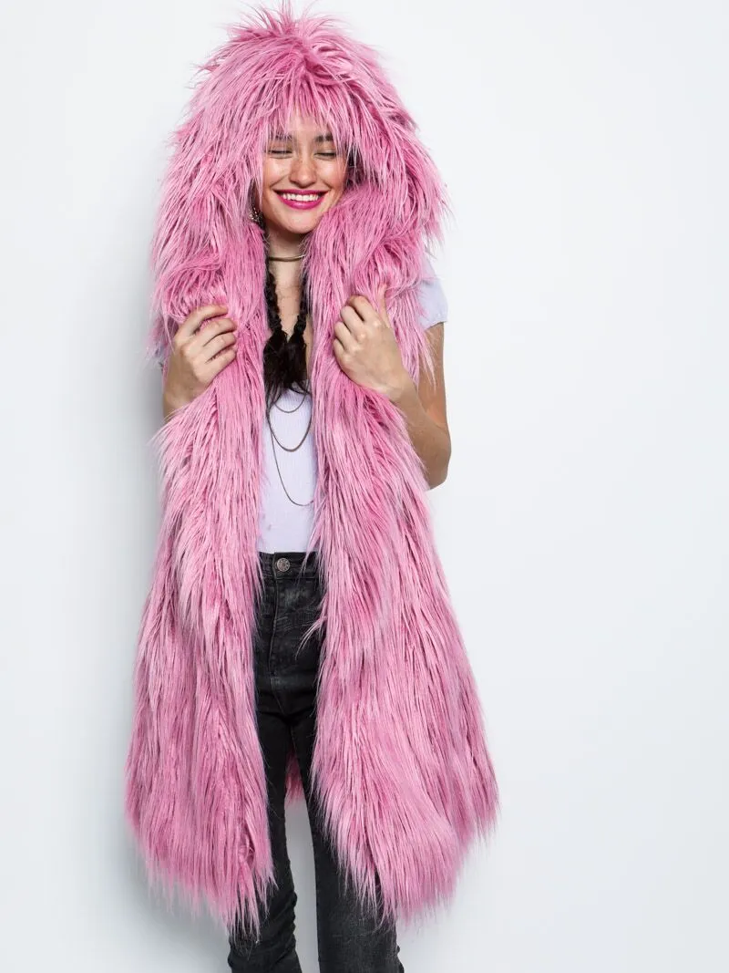 Ballerina Faux Fur Long Vest