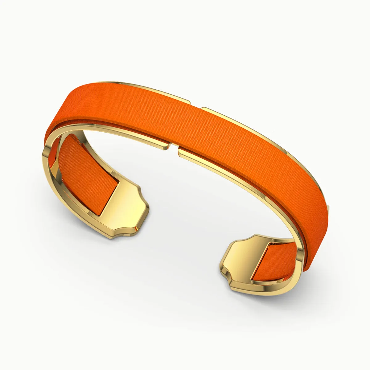 Bare Silk Cuff - Lava Orange