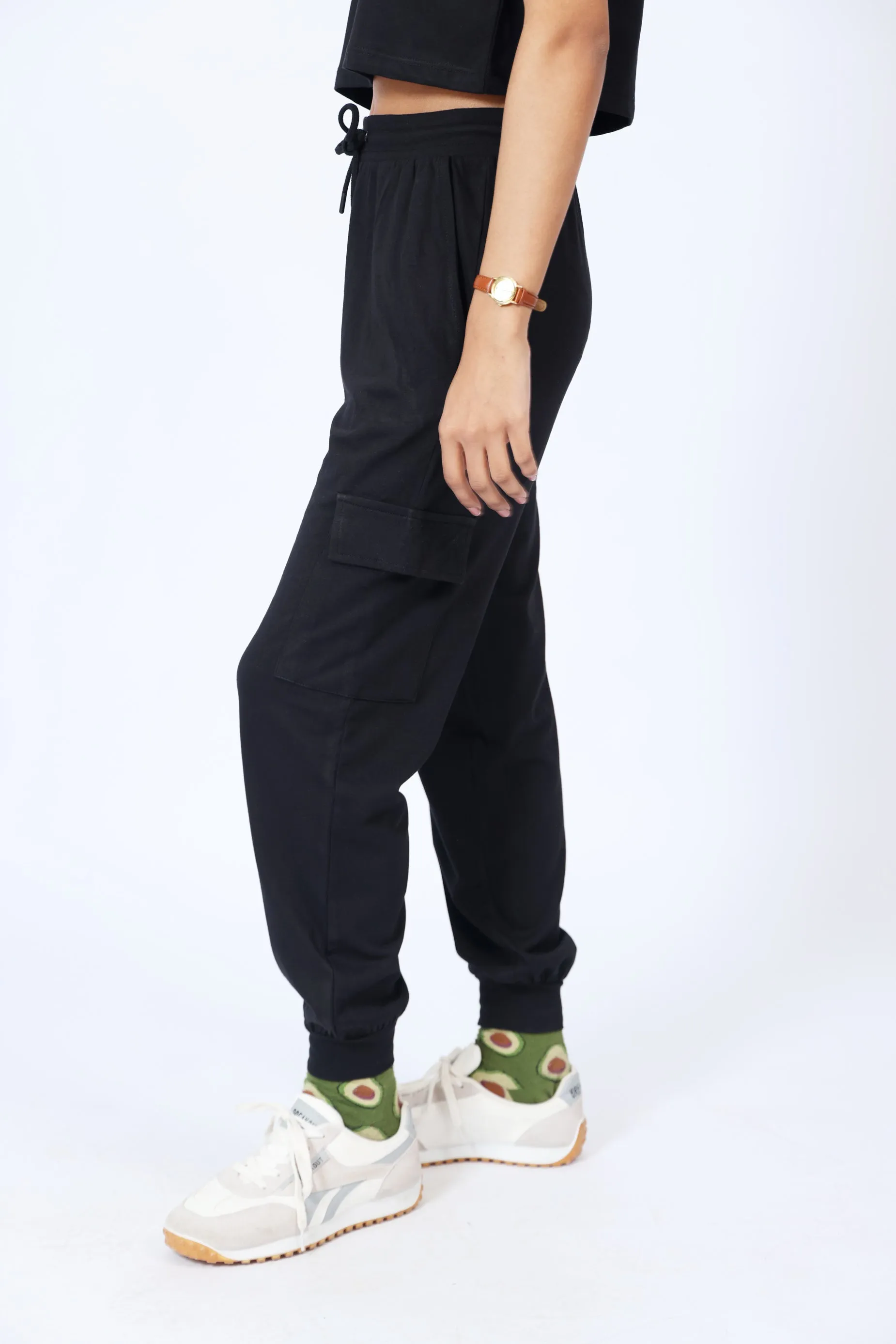 BASIC CARGO JOGGER PANTS