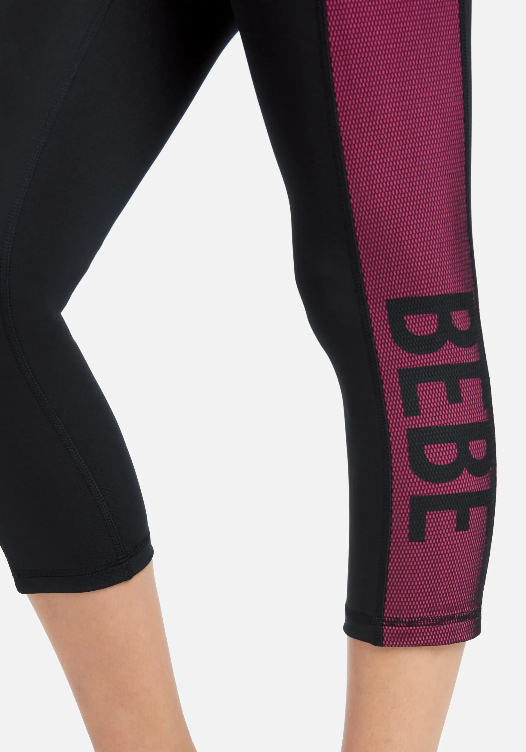 Bebe Sport Net Mesh Capri Legging