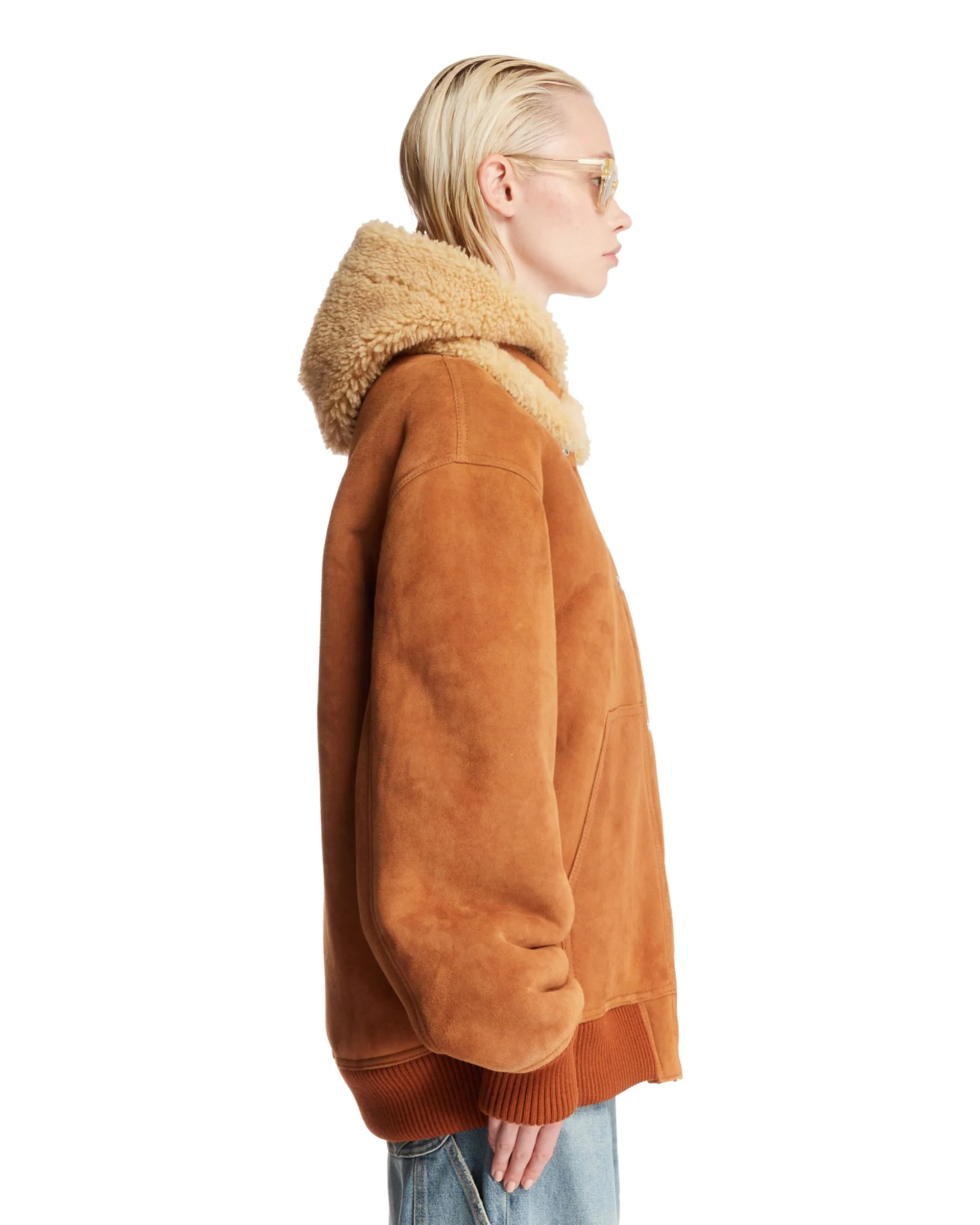 Beige Shearling Jacket