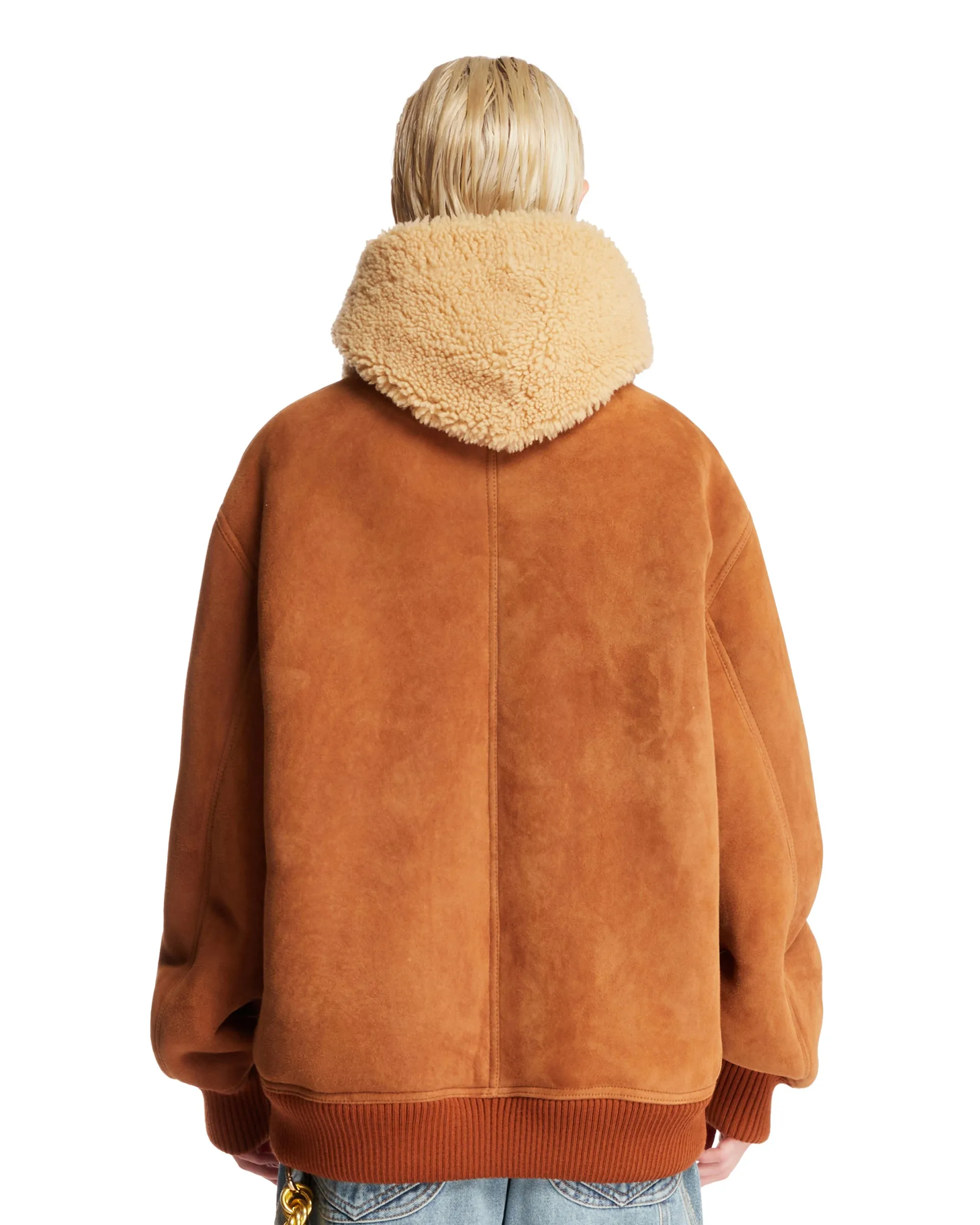 Beige Shearling Jacket