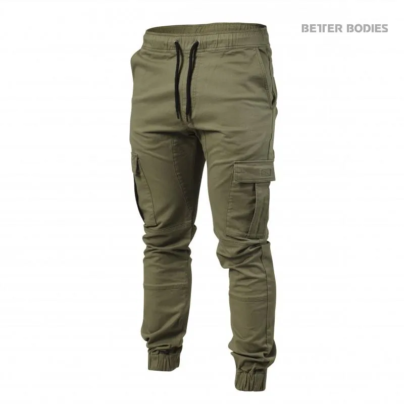 Better Bodies BB Alpha Street Pant - Wash Green