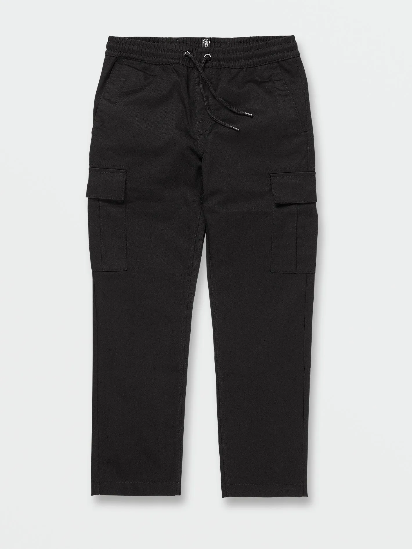 Big Boys March Cargo Elastic Waist Pants - Black