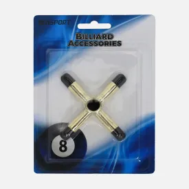 BILLIARD BRASS CROSS REST HEAD BLISTER PACKING