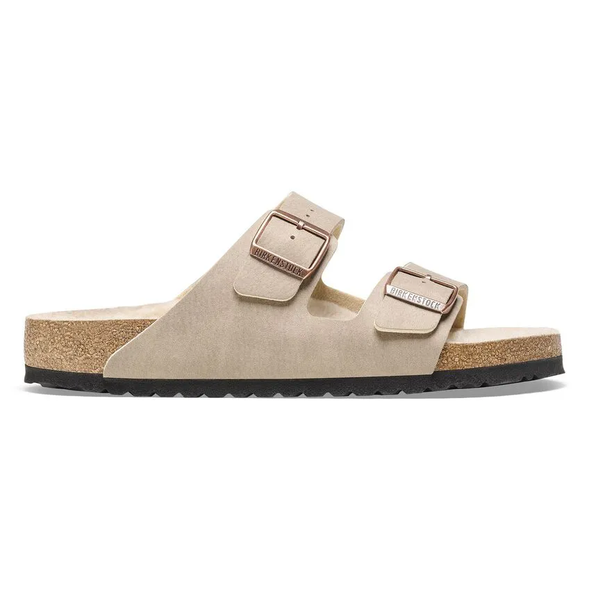 Birkenstock Arizona Shearling Sandal - Desert Grey Taupe