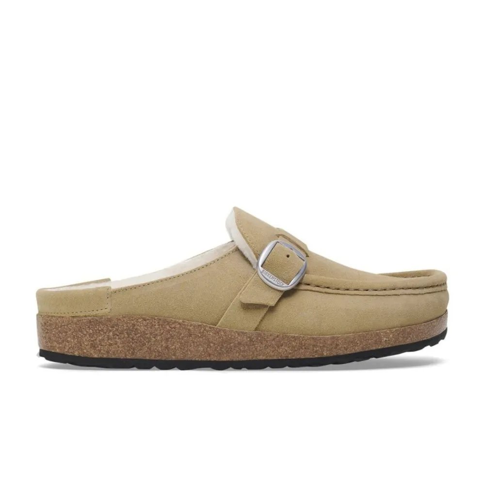 Birkenstock Buckley Shearling - Taupe Suede