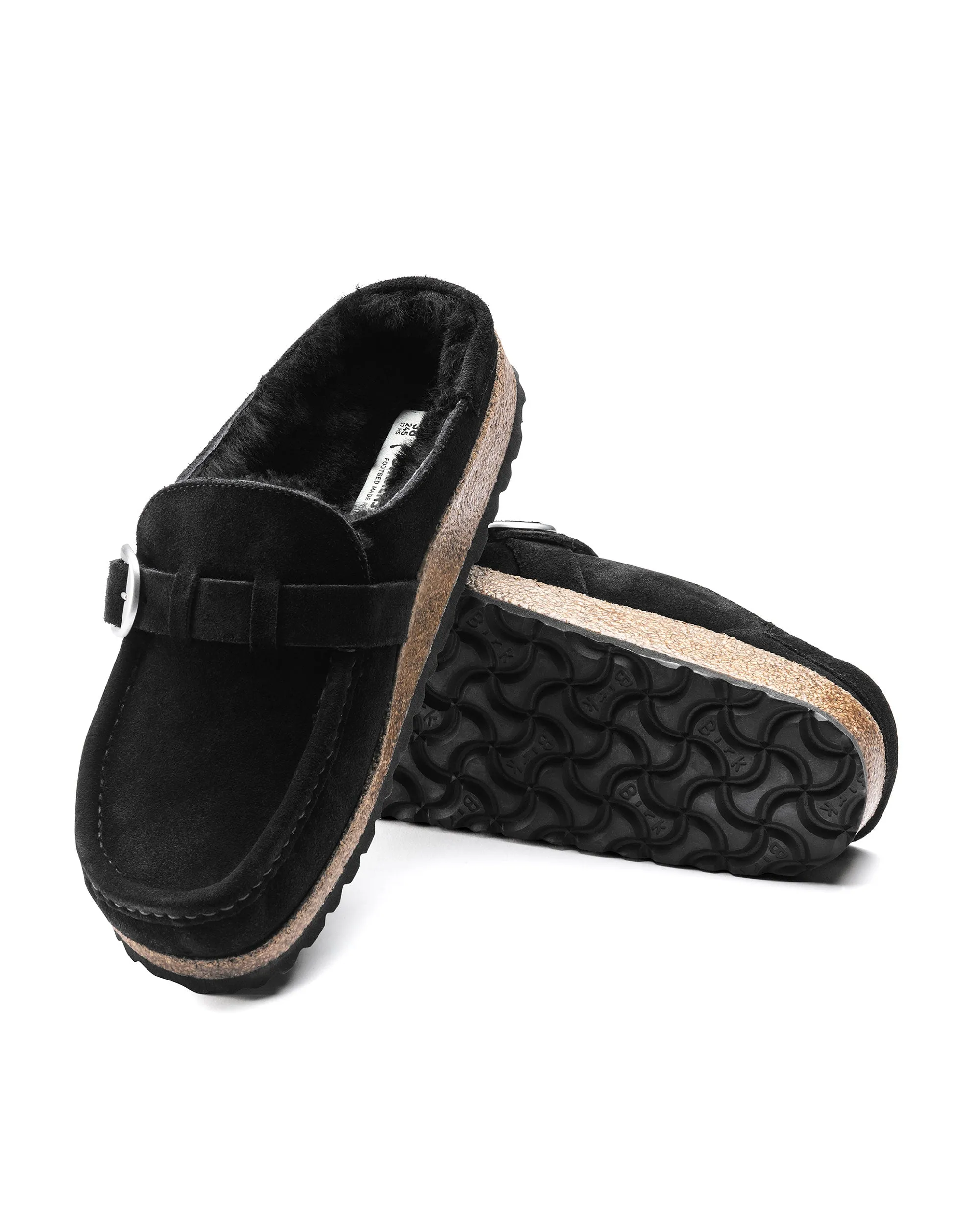 Birkenstock Buckley Women Shearling black Calzata Stretta