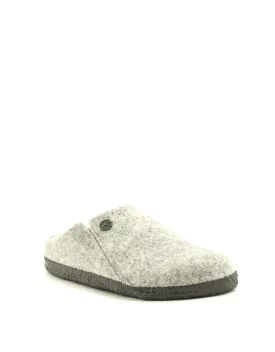 Birkenstock — Zermatt Rivet Slipper - Light Grey Narrow Width