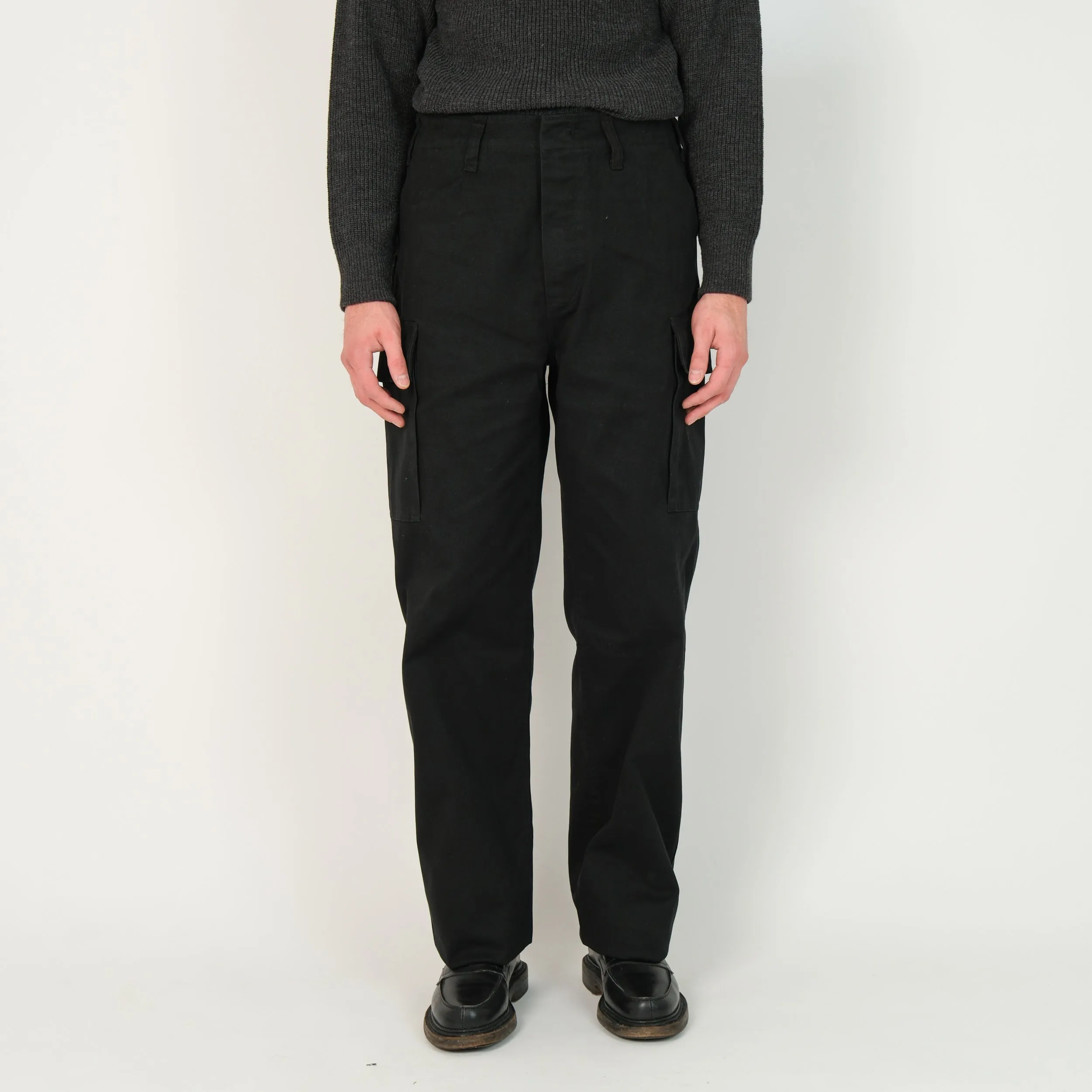 BLACK BDU MOLESKINE PANTS