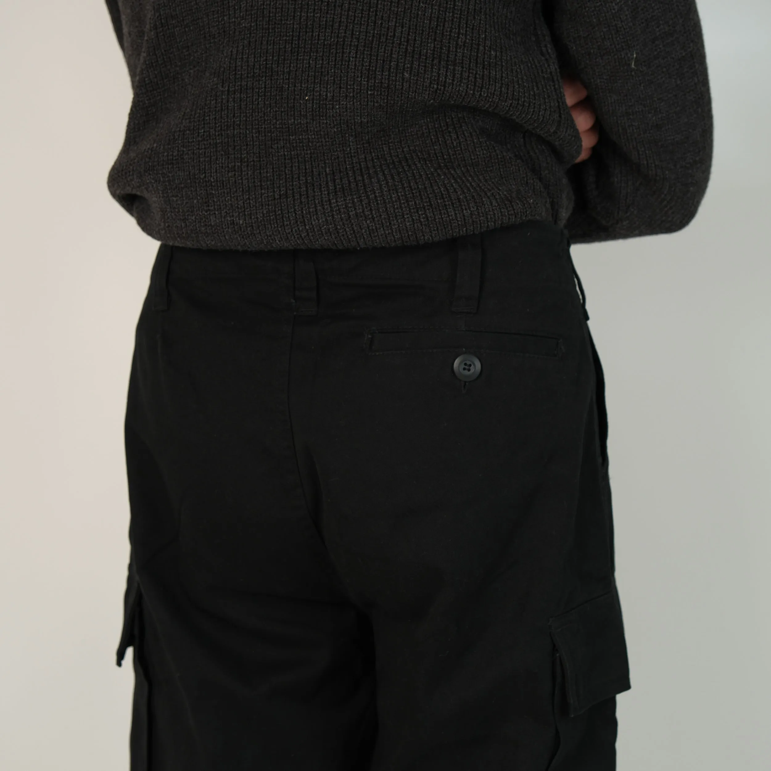 BLACK BDU MOLESKINE PANTS