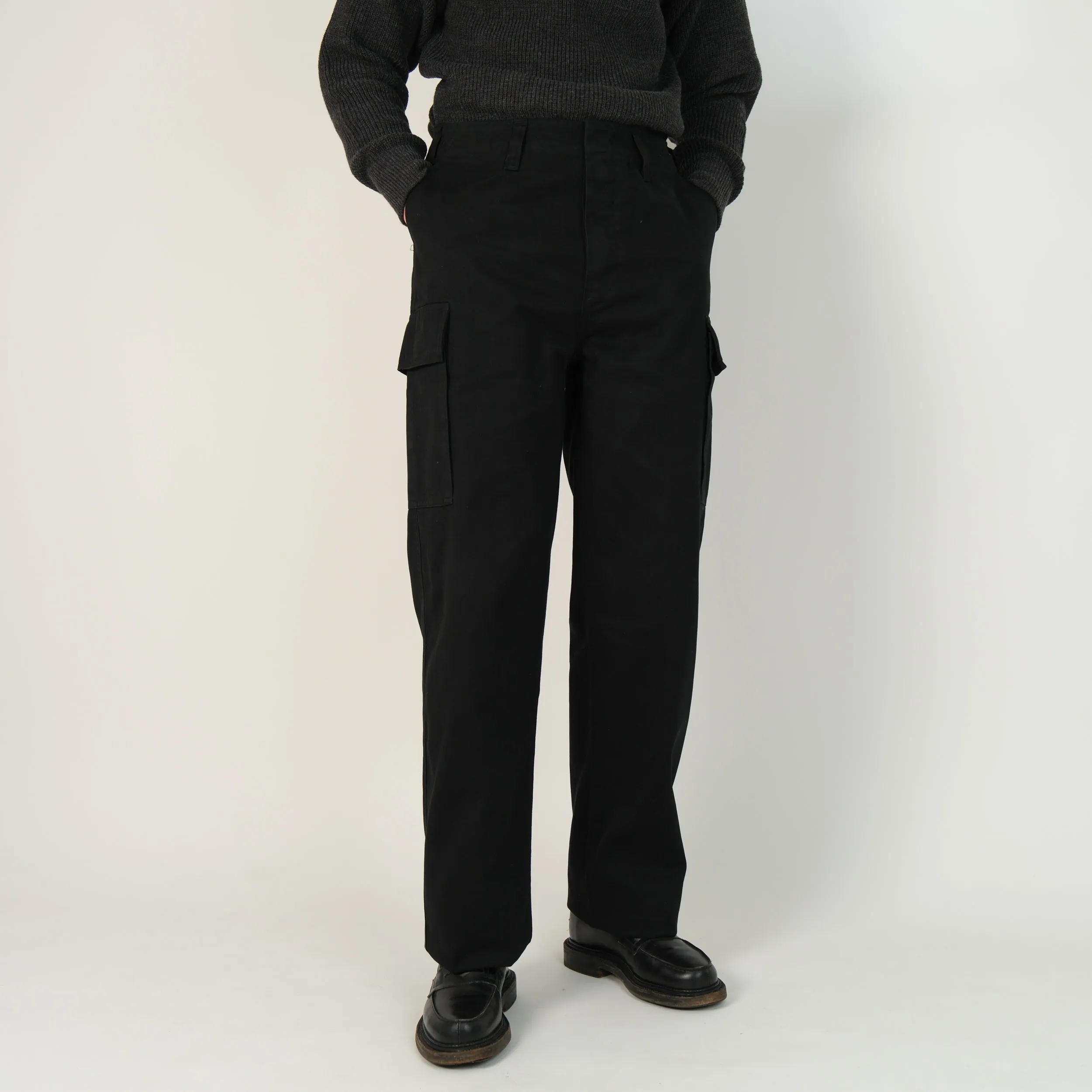 BLACK BDU MOLESKINE PANTS