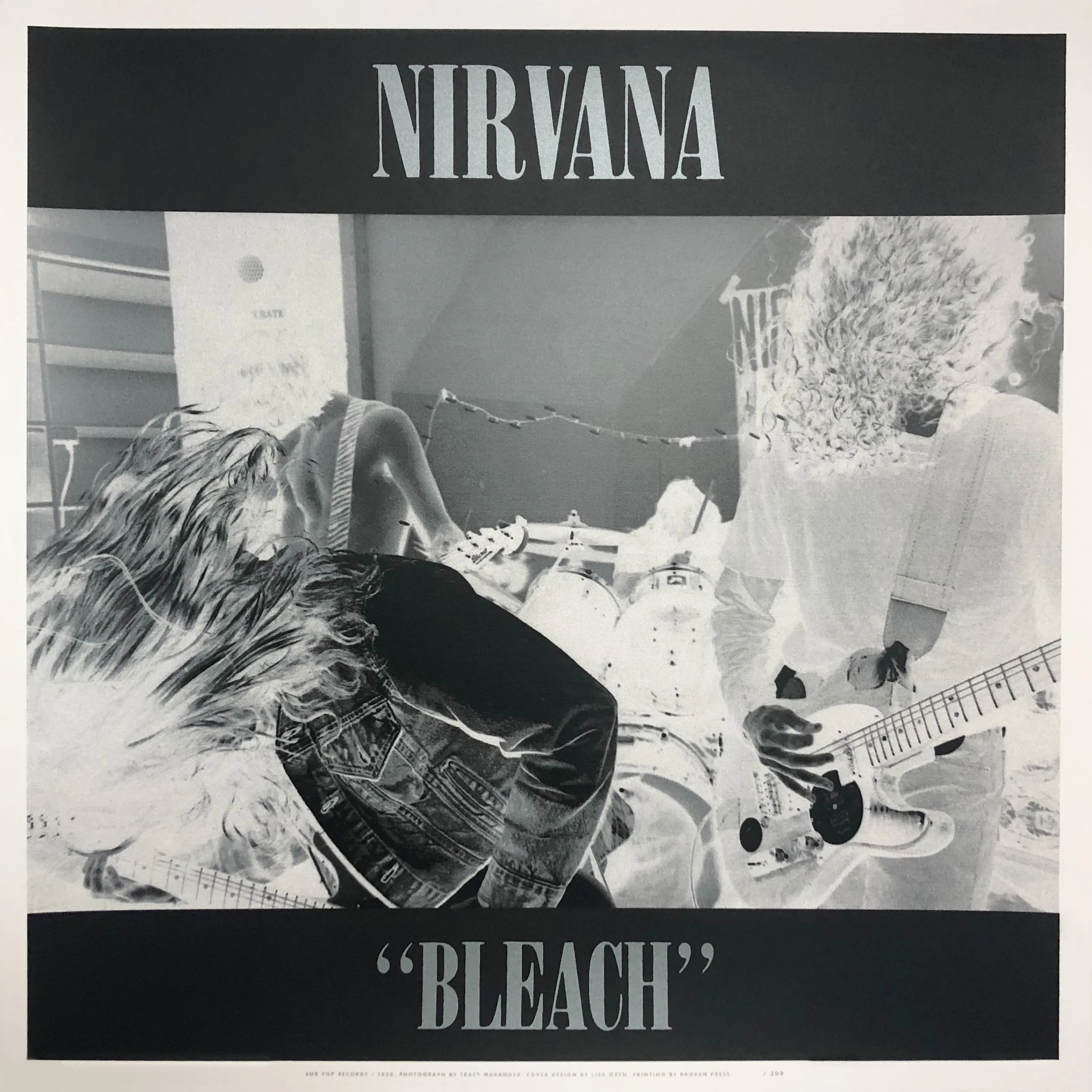 Bleach Black and White Silk Screen Limited Edition Poster