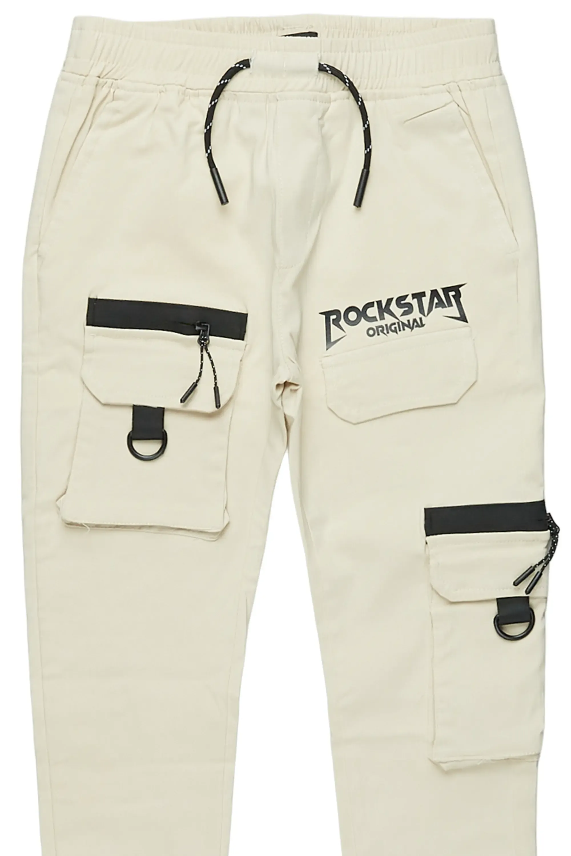 Boys Delling Beige Cargo Pants