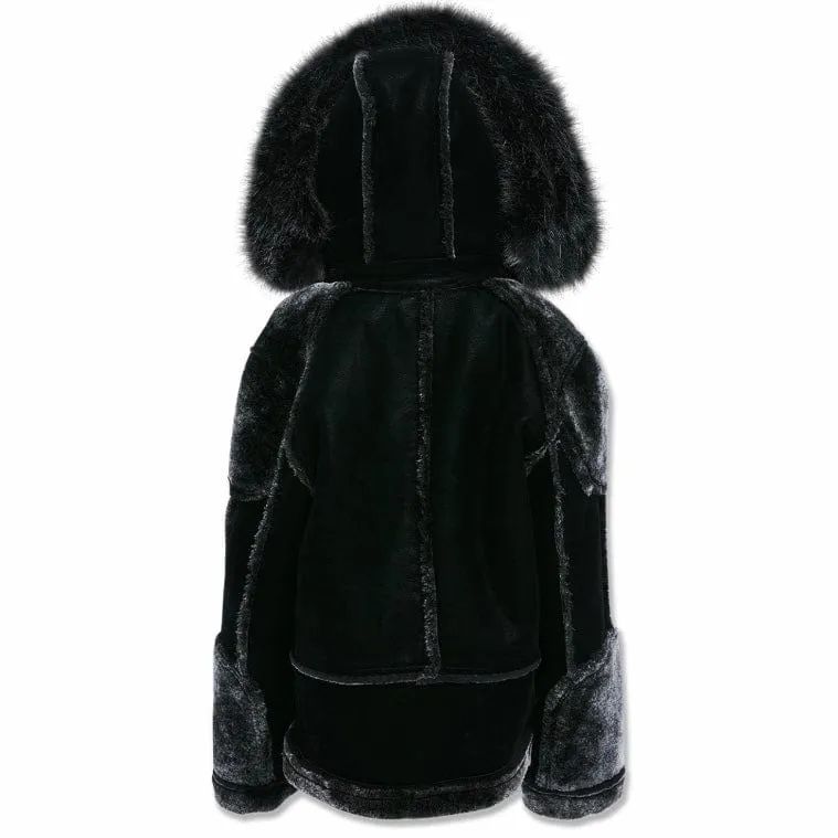 Boys Jordan Craig El Jefe Shearling Moto Jacket (Black) 91625B