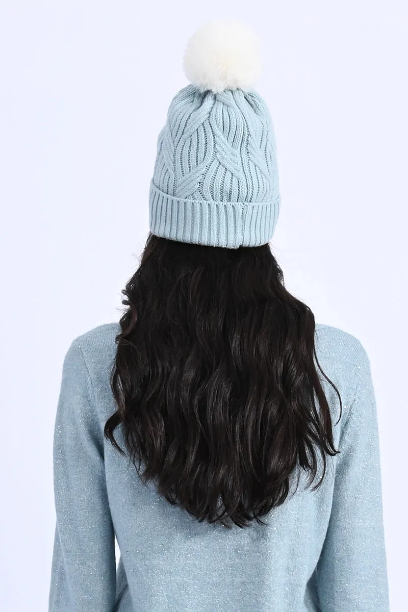 Cable Knit Hat