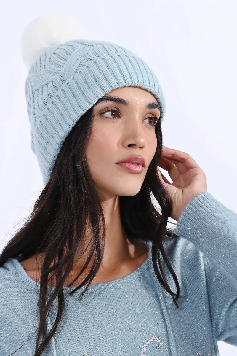 Cable Knit Hat