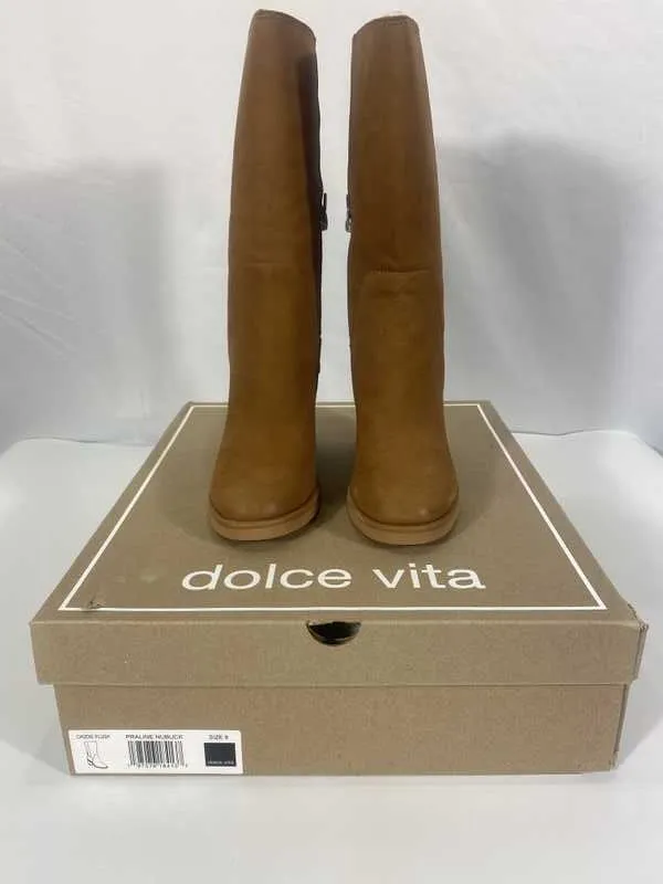 CADDIE PLUSH BOOTS PRALINE NUBUCK - re:vita