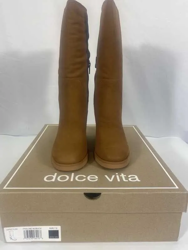 CADDIE PLUSH BOOTS PRALINE NUBUCK - re:vita