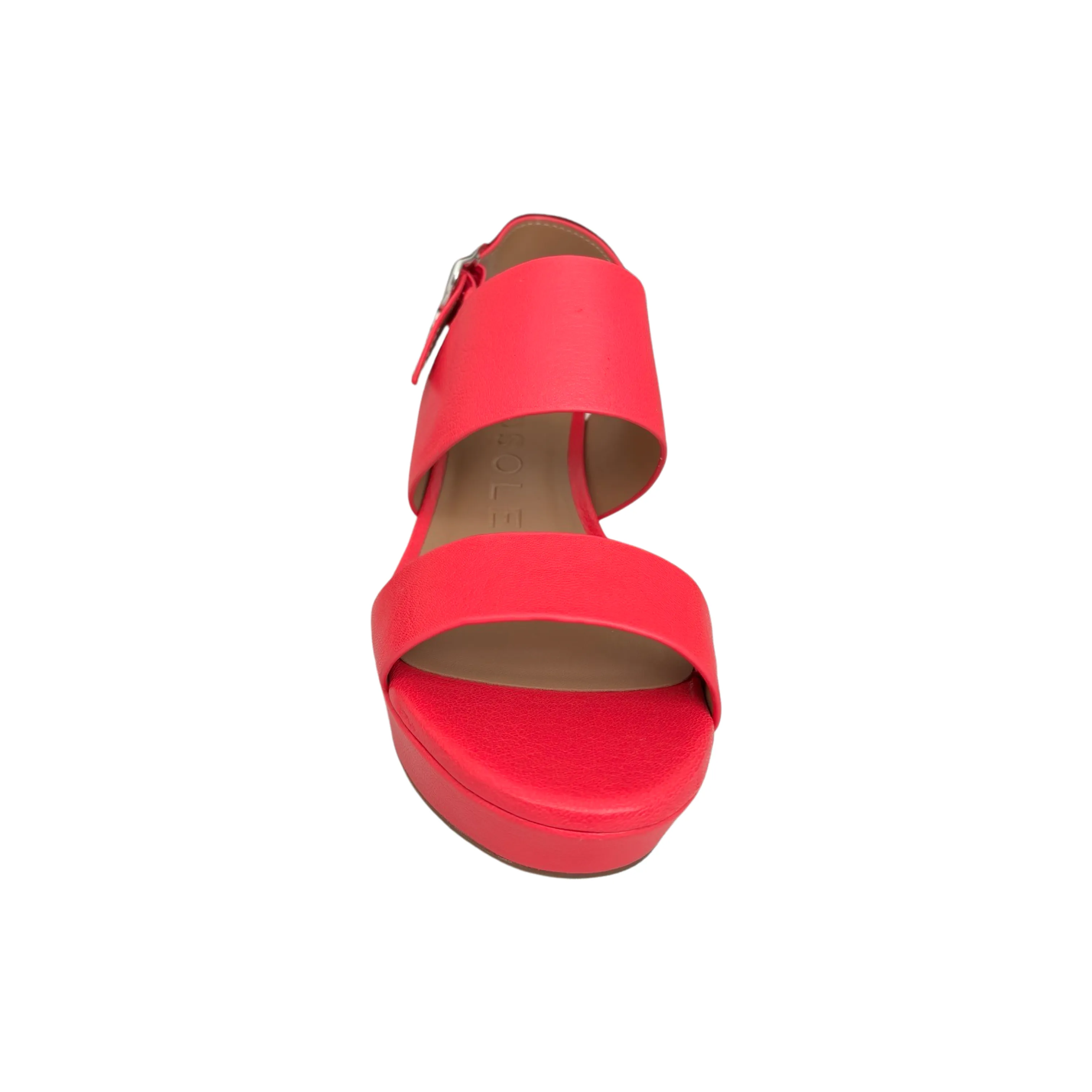 Camera Pink Leather Sandal