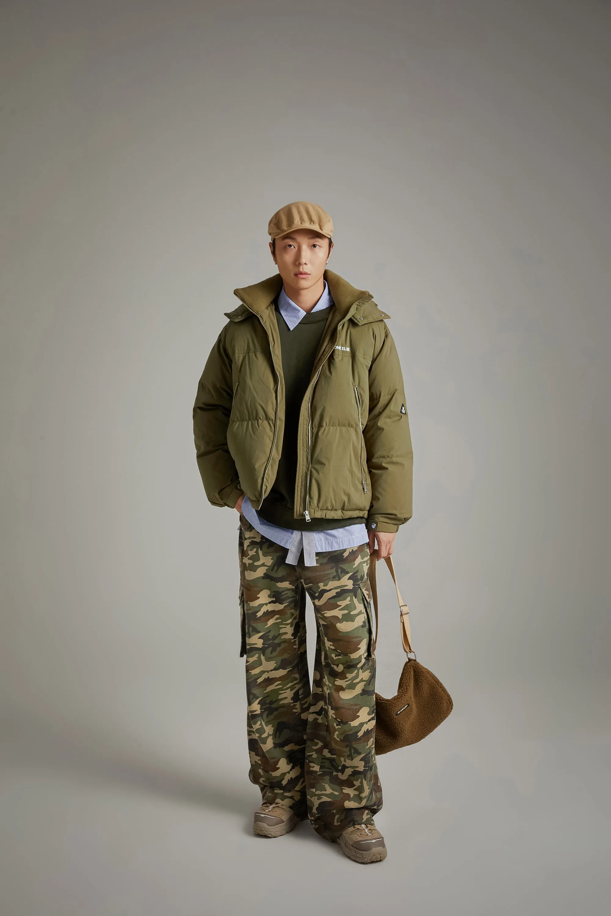 Camouflage Cargo Wide Pants