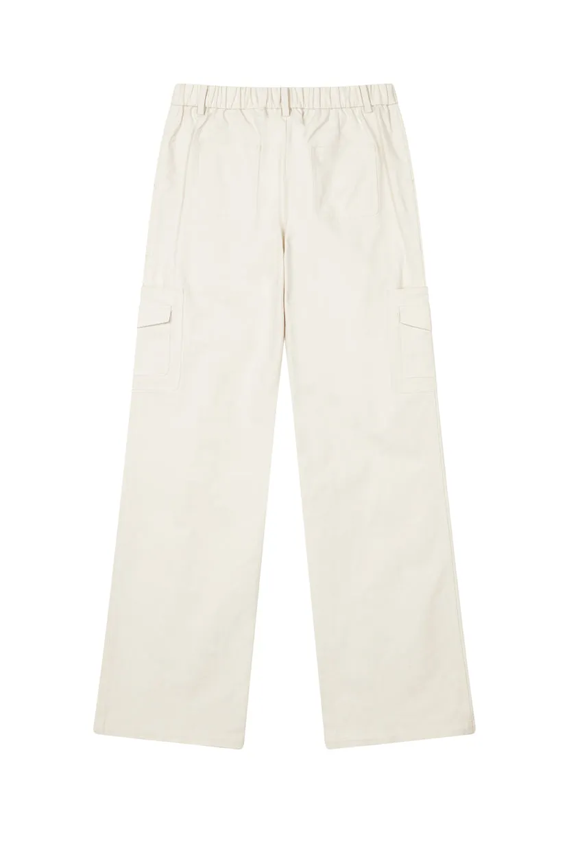 Carey Cargo Pants - Cream