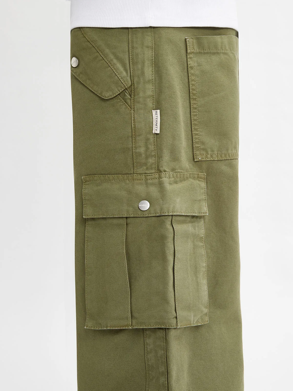 CARGO PANTS - OLIV