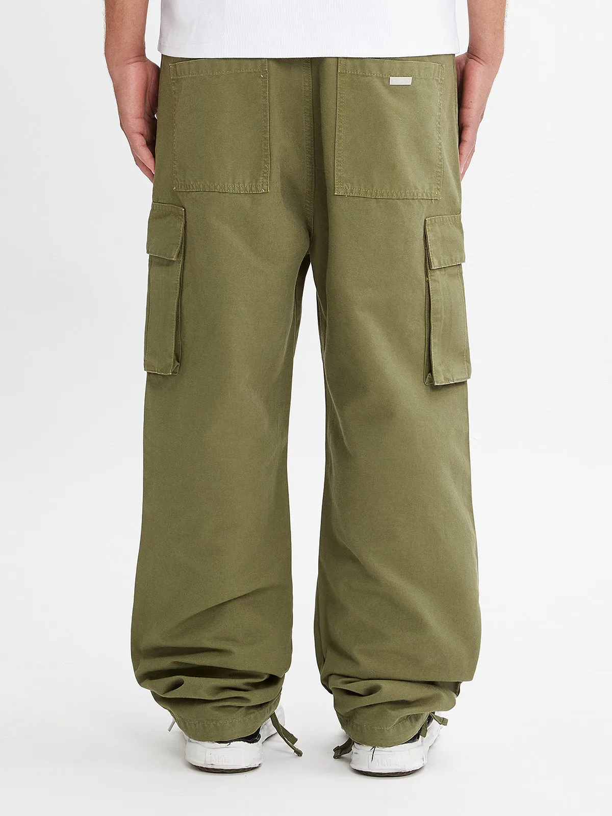 CARGO PANTS - OLIV