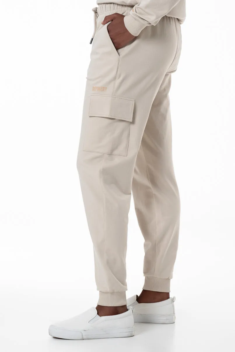 Cargo Track Pants _ 145608 _ Stone