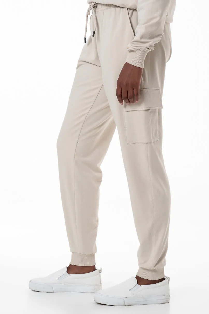 Cargo Track Pants _ 145608 _ Stone