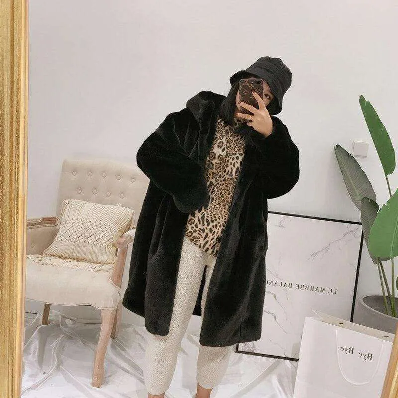 Casual Loose Long Female Jacket