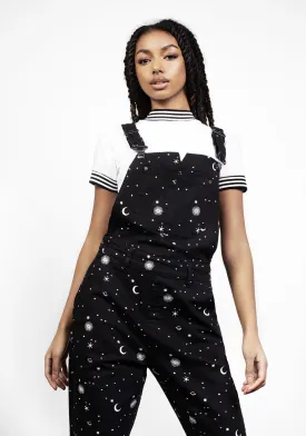 CELESTIAL EMBROIDERED DUNGAREES