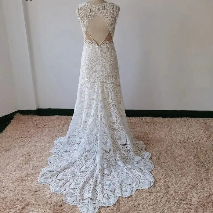 Chantilly Lace Bridal Gown