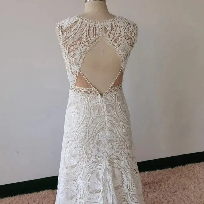 Chantilly Lace Bridal Gown