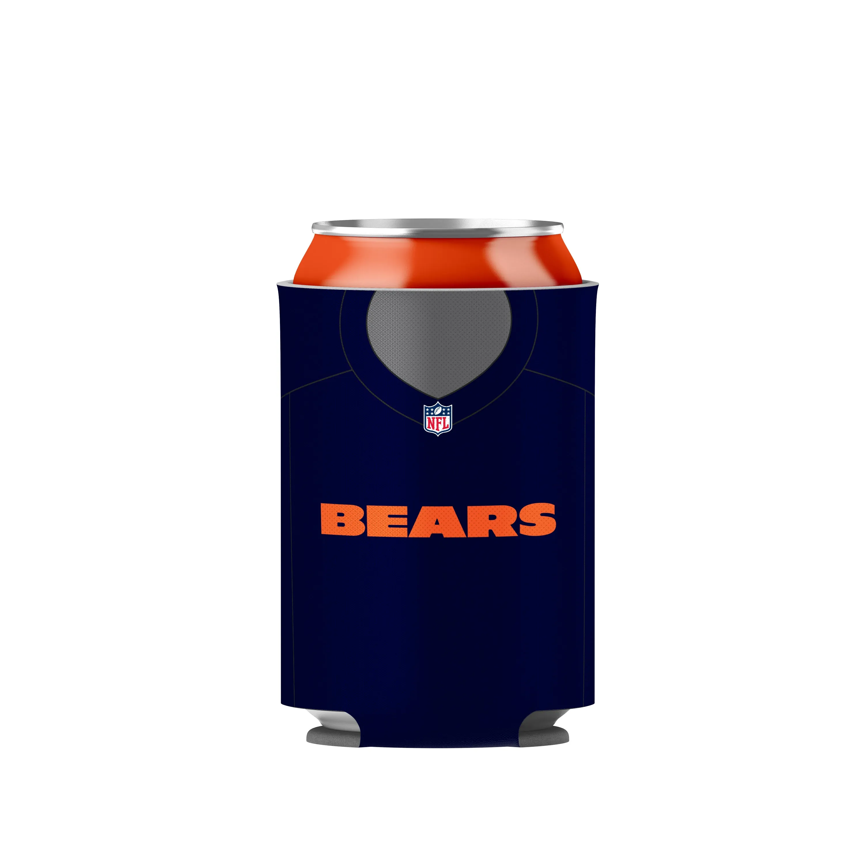 Chicago Bears Primary Current Logo NFL Football Reversible Can Cooler