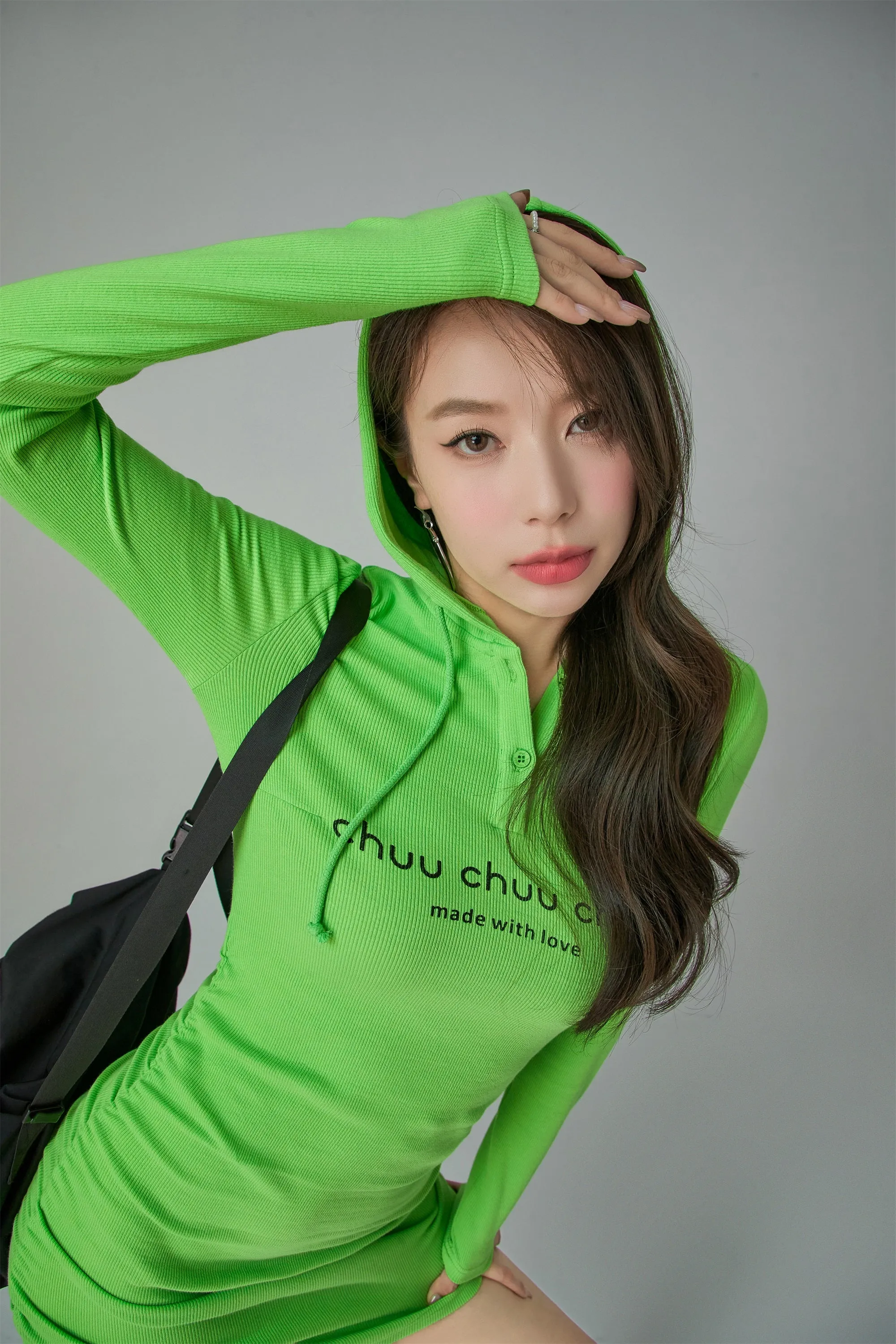 Chuu Hooded Mini Dress