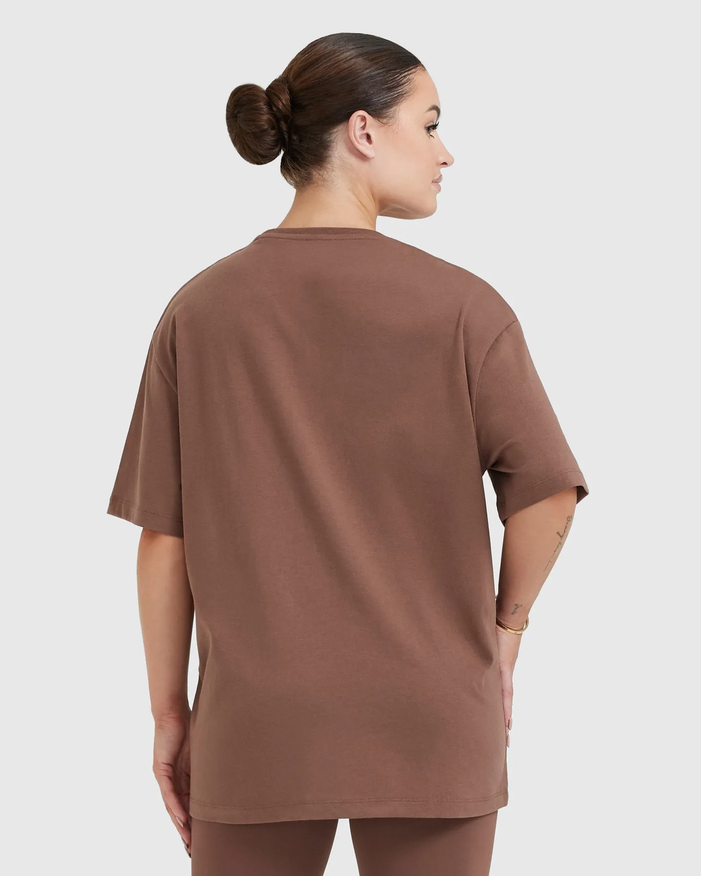 Classic Oversized Lightweight T-Shirt | Chestnut