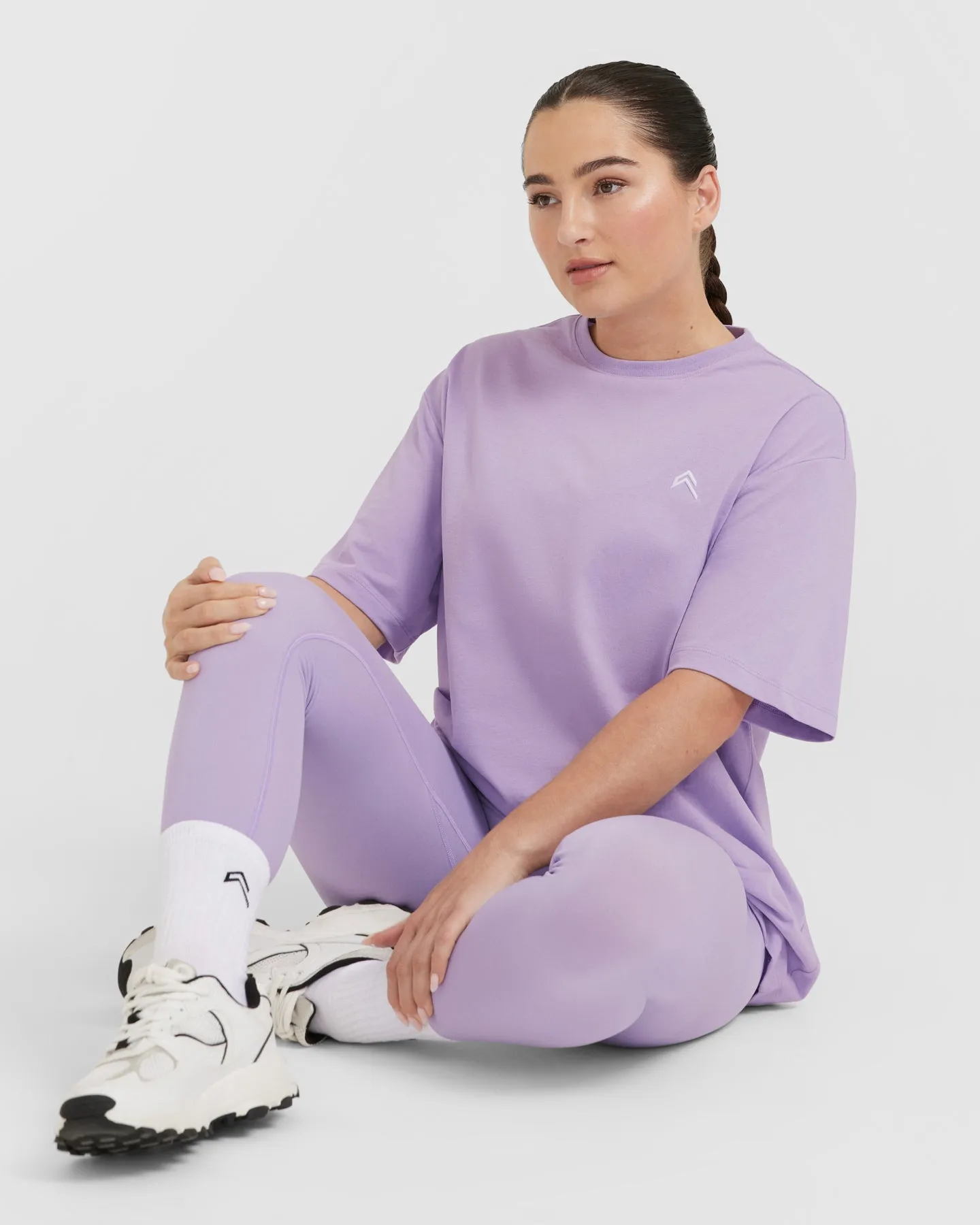 Classic Oversized Lightweight T-Shirt | Wisteria Purple