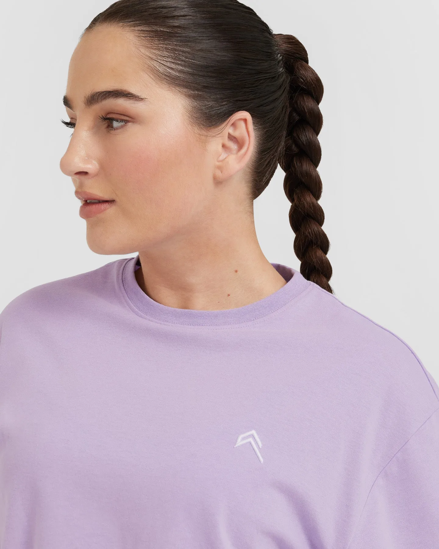 Classic Oversized Lightweight T-Shirt | Wisteria Purple