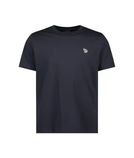 Cotton Zebra Logo T-Shirt - Navy